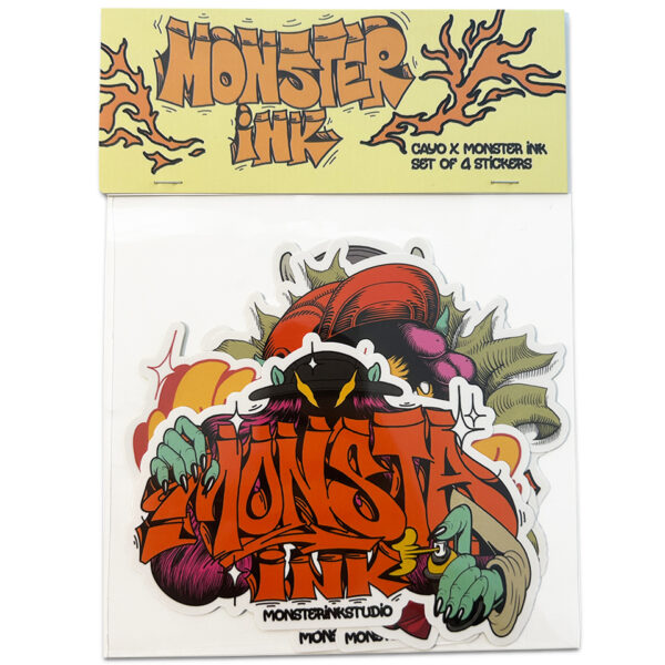 Monster Ink Tattoo Stickers